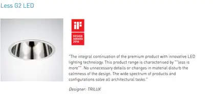 Trilux lessg2award