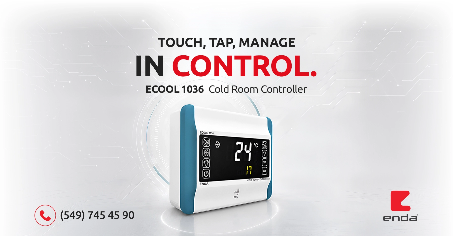 Enda ECOOL 1036 Cold Room Controller