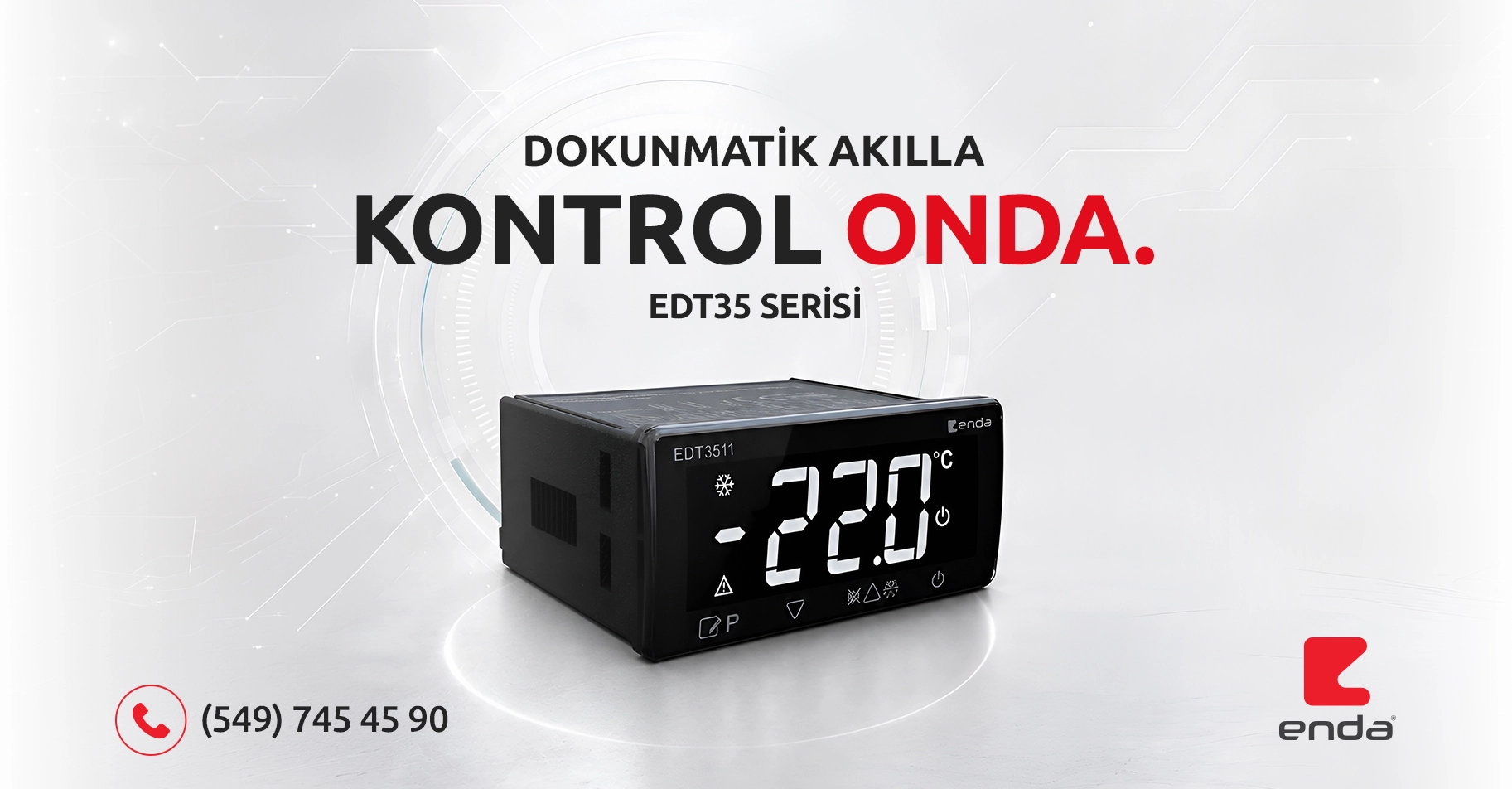 Enda EDT35 Serisi Defrost Kontrol Cihazı