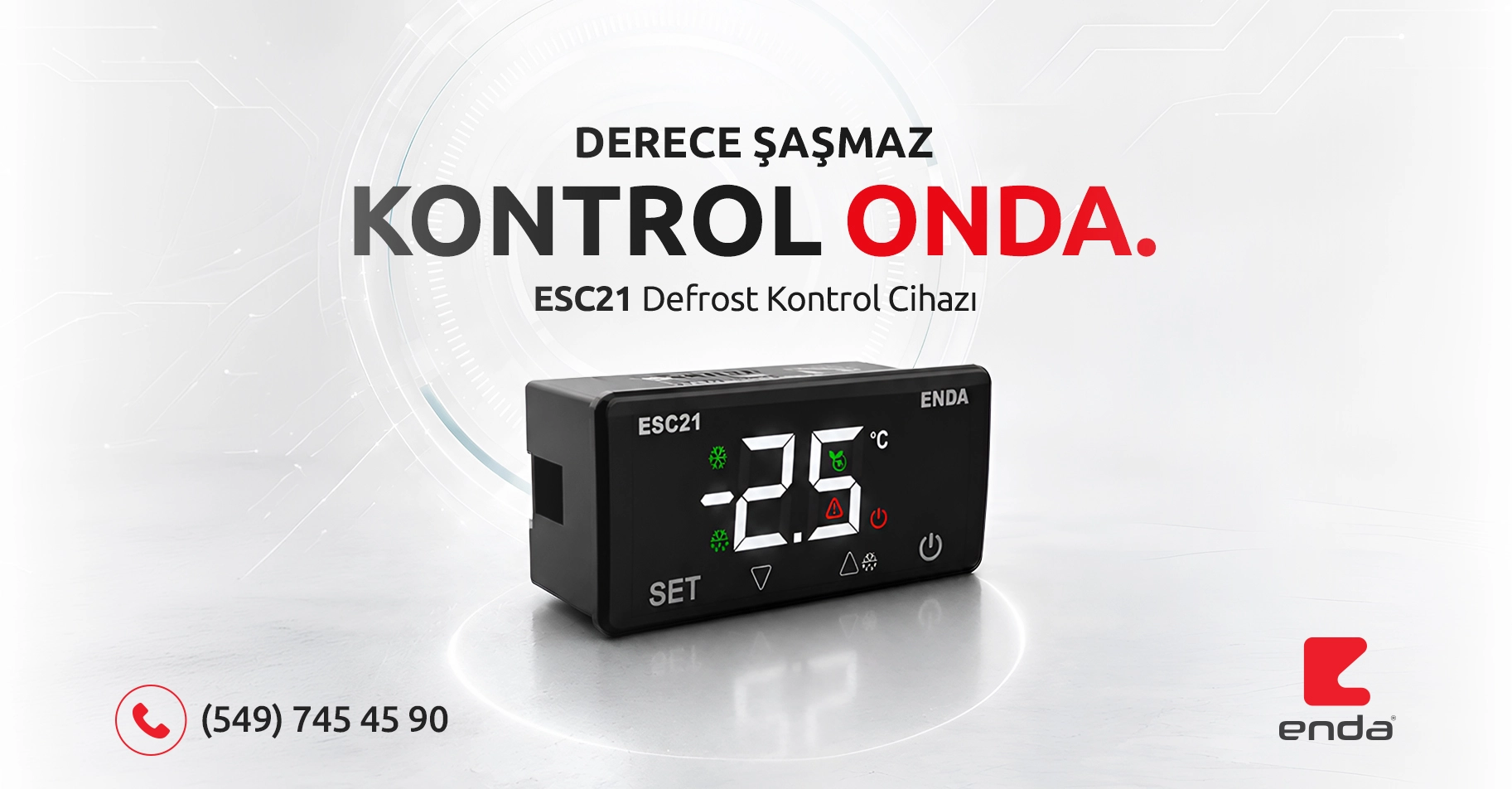 Enda ESC21 Defrost Kontrol Cihazı