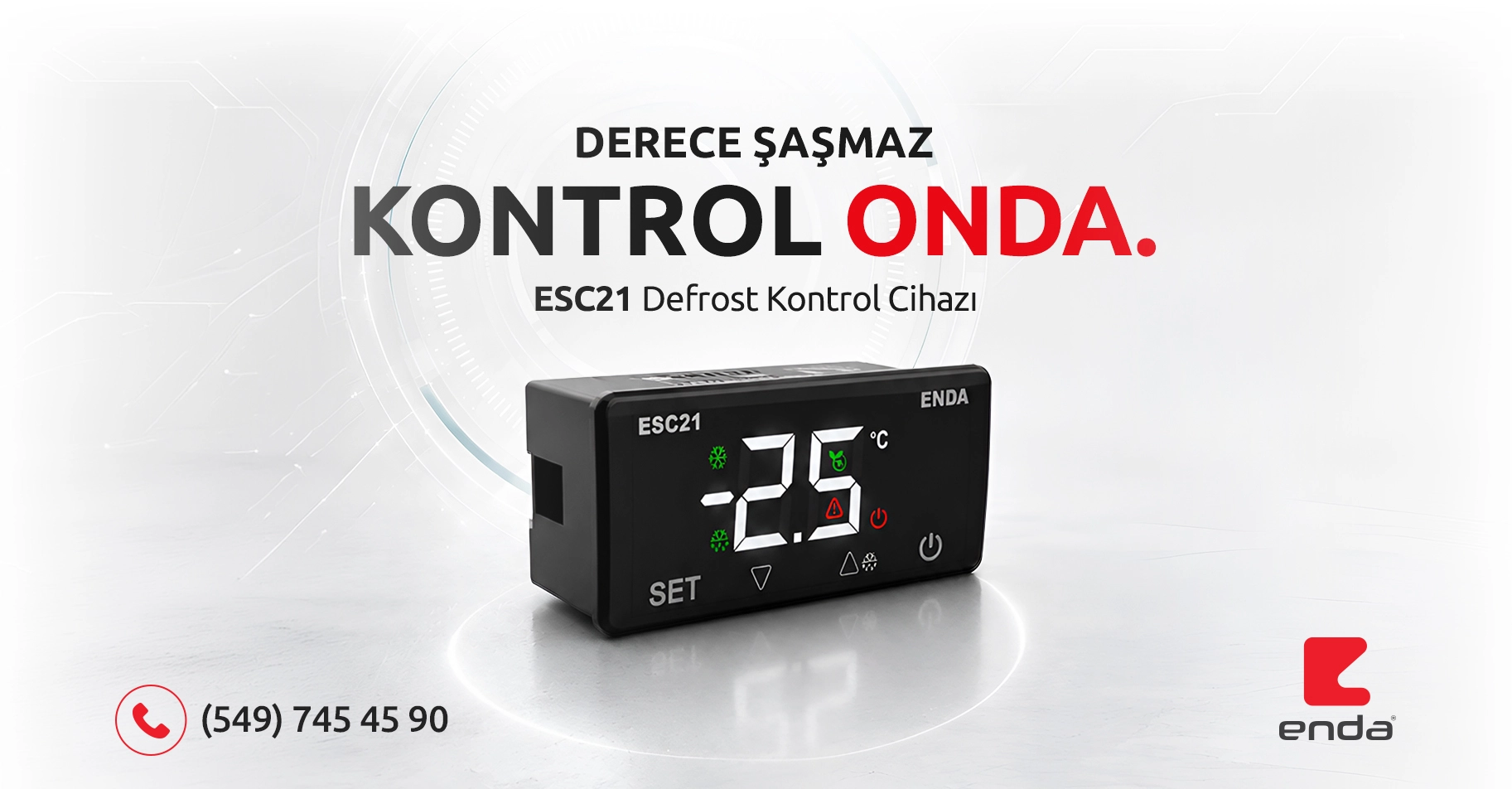 Enda ESC21 Defrost Kontrol Cihazı