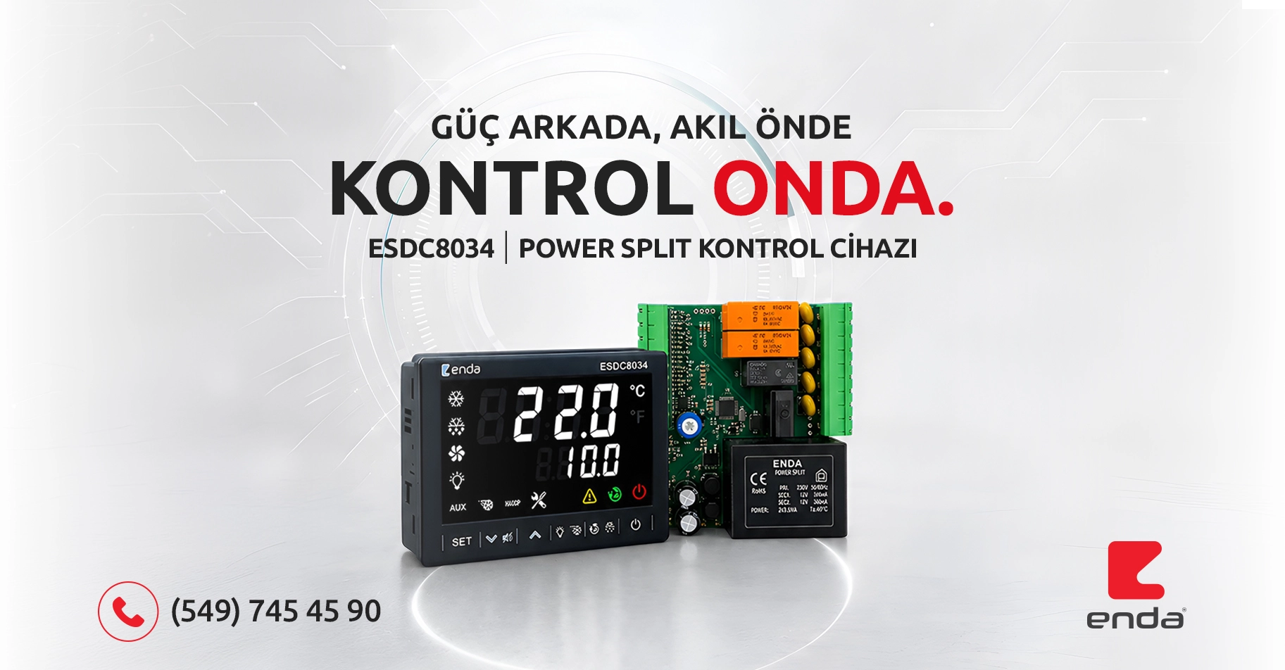 Enda ESDC8034 Power Split Kontrol Cihazı