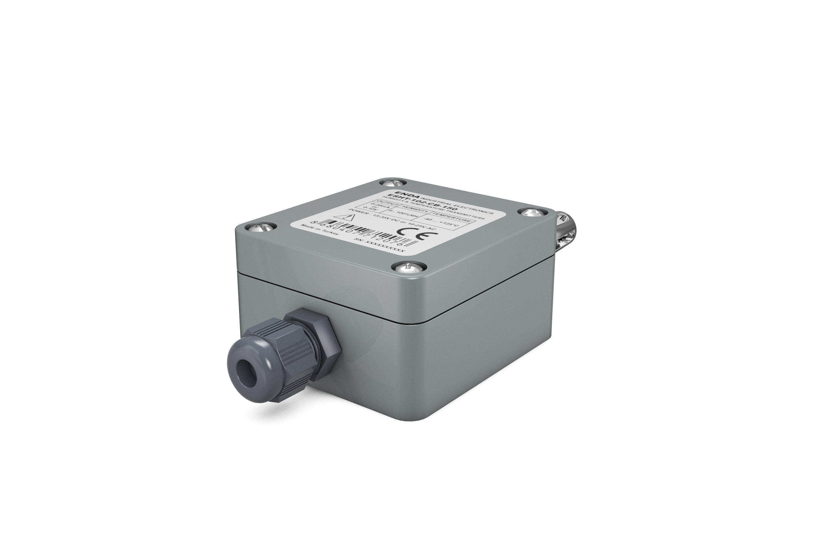 Spanning Meter Programmeerbaar Enda EPV242-R-230 Programmeerbare LED Voltmeter - ±500 V AC/DC Meetbereik, Voor Montage Op Paneel Industriële Voltmeter Enda